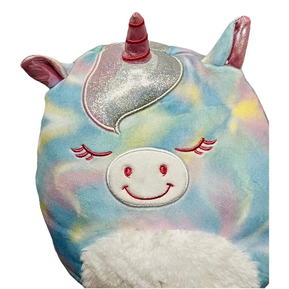 Squishmallows 8 Inch Feodora the Unicorn Scented Tie Dye Plush Fuzzy‎ Belly 2021